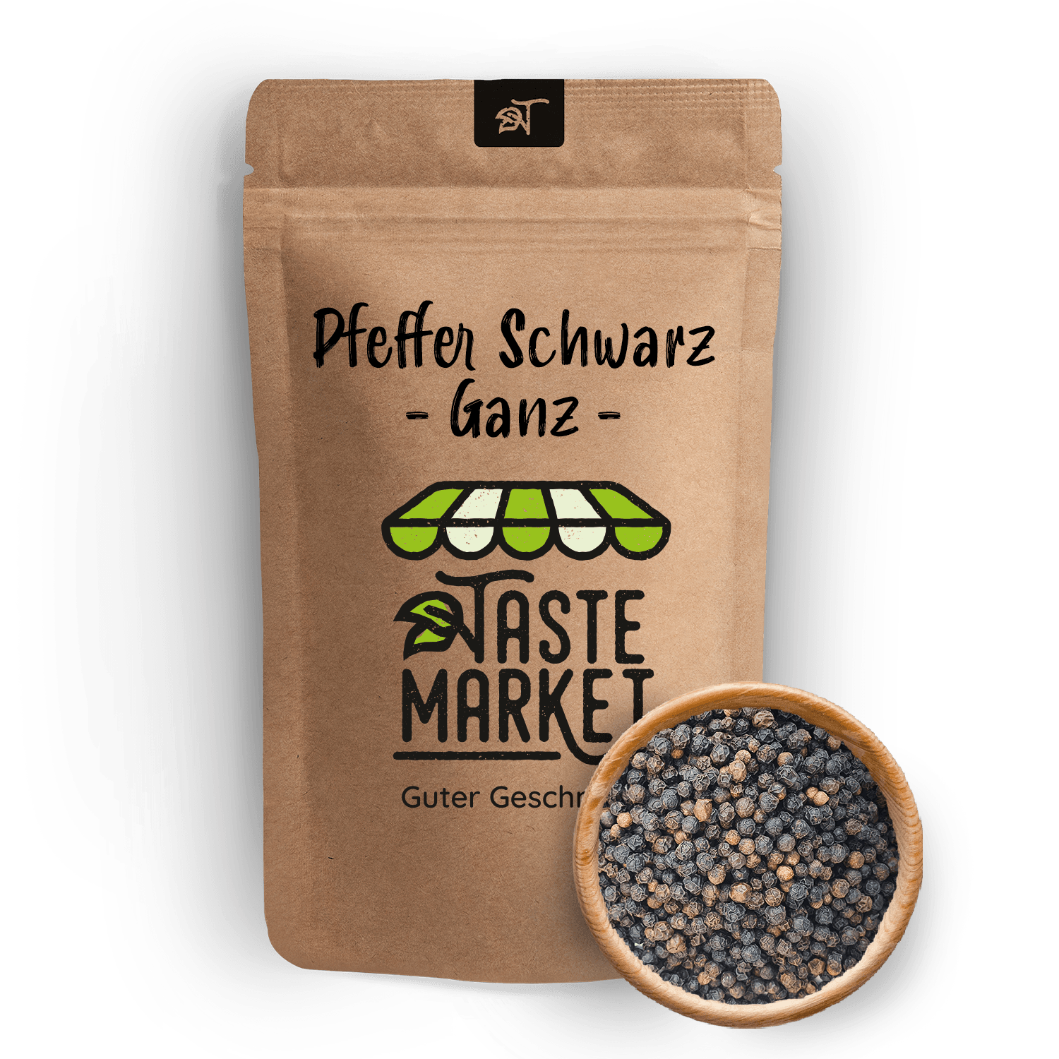 Pfeffer Schwarz Ganz │ 100g - 10kg │ Online Kaufen Bei Taste Market