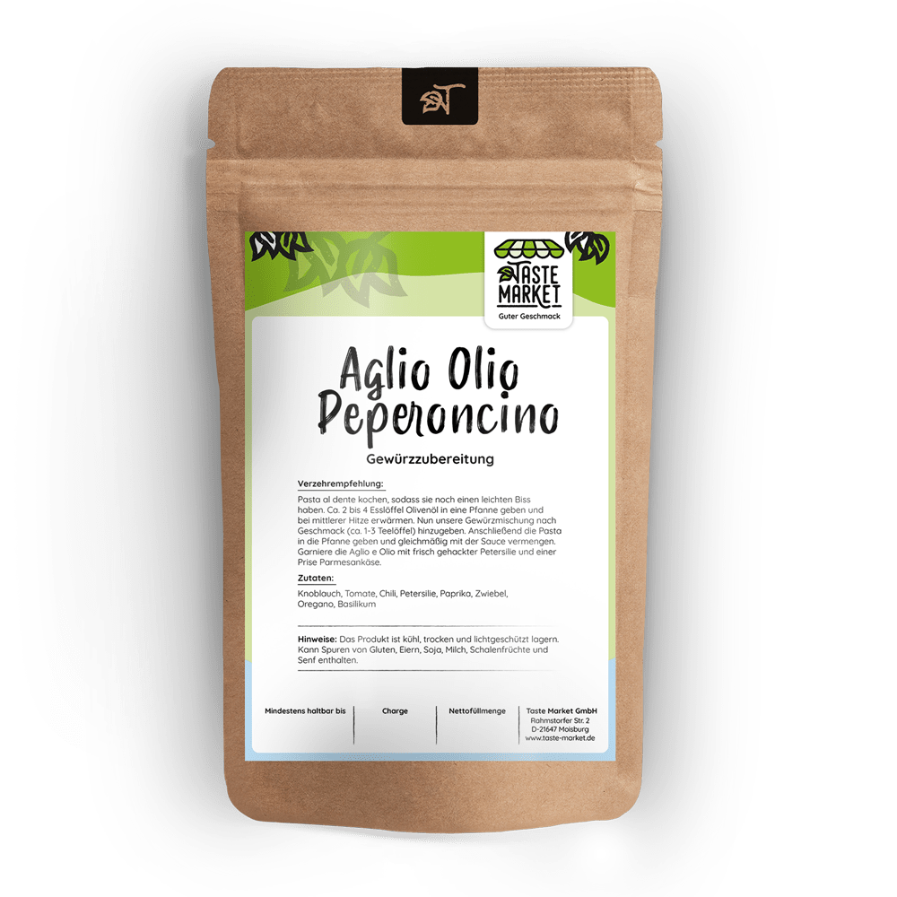 Aglio Olio Peperoncini – italienische Gewürzmischung für Pasta und ...